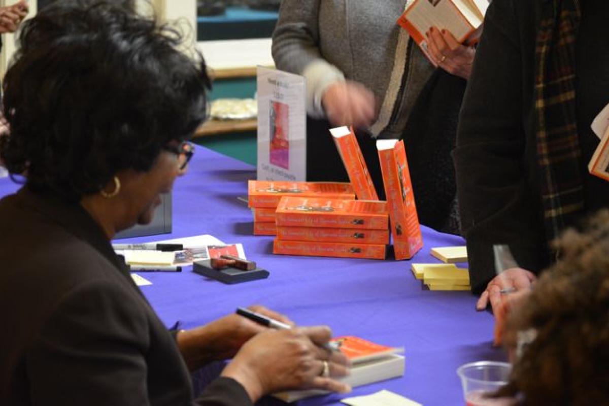 Book signing photo